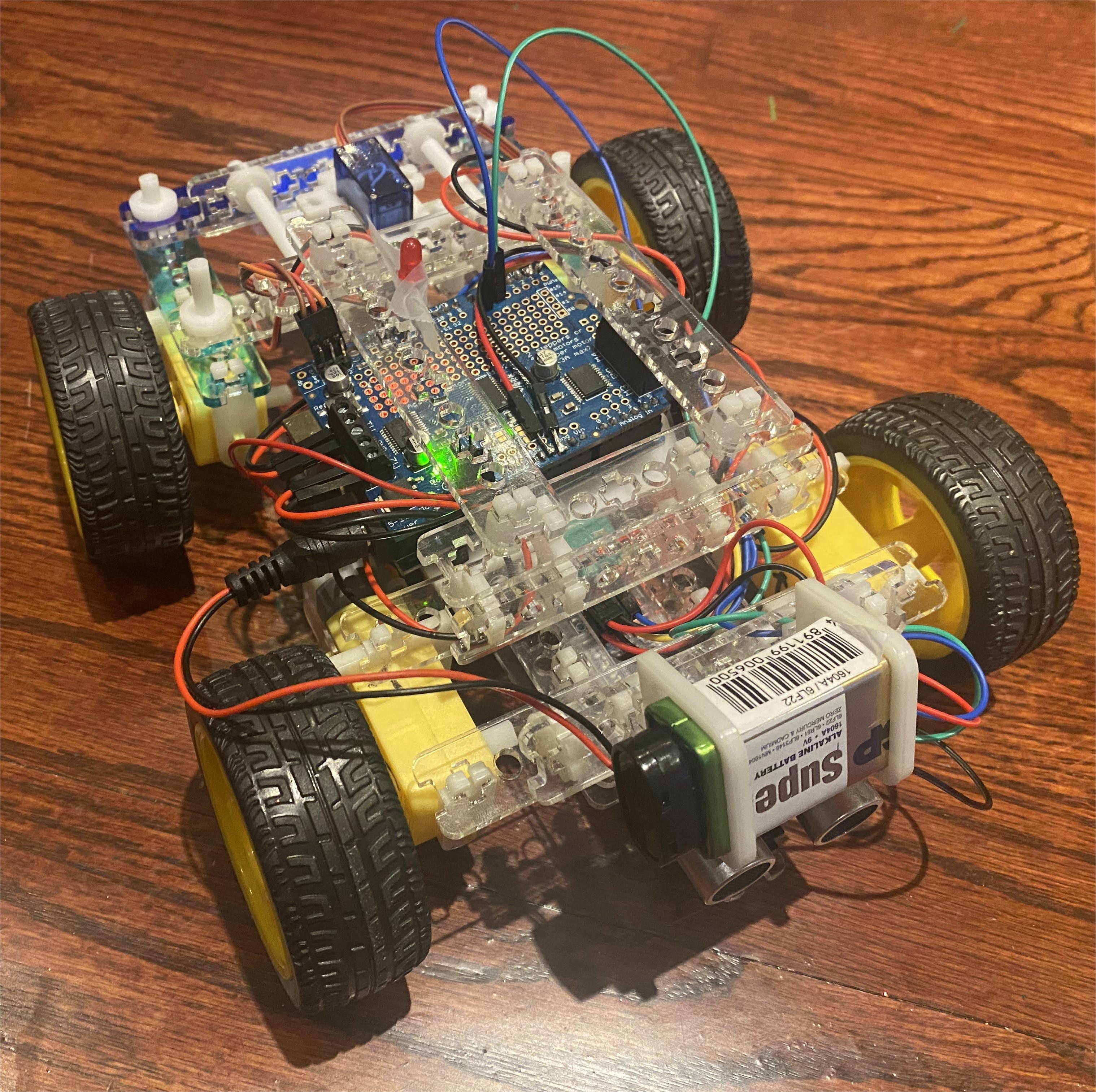Remote Controlled Ackermann Arduino Car