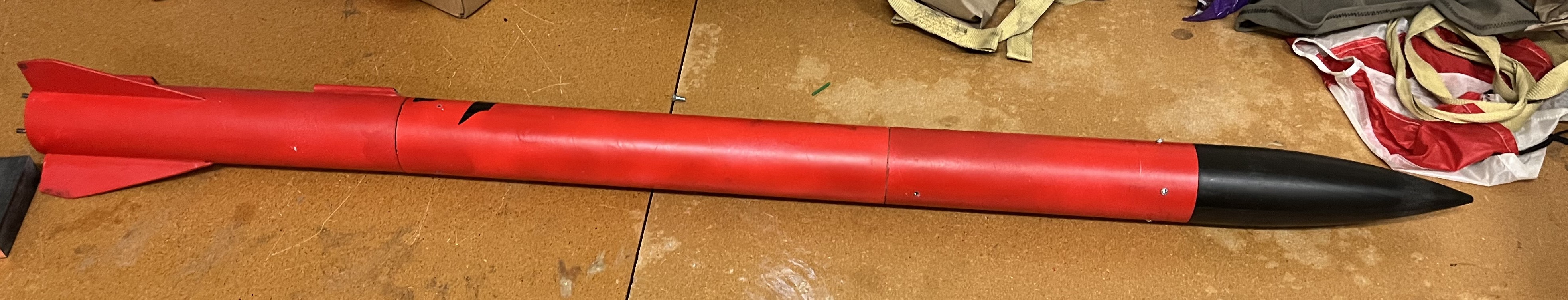 Completed Subscale Rocket